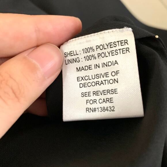 NEW Modcloth Embellished To Perfection Beaded Floral Dress in Black - Picture 13 of 15